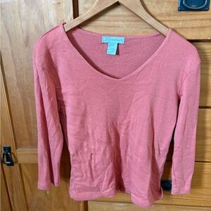 Dressbarn Orange Sweater